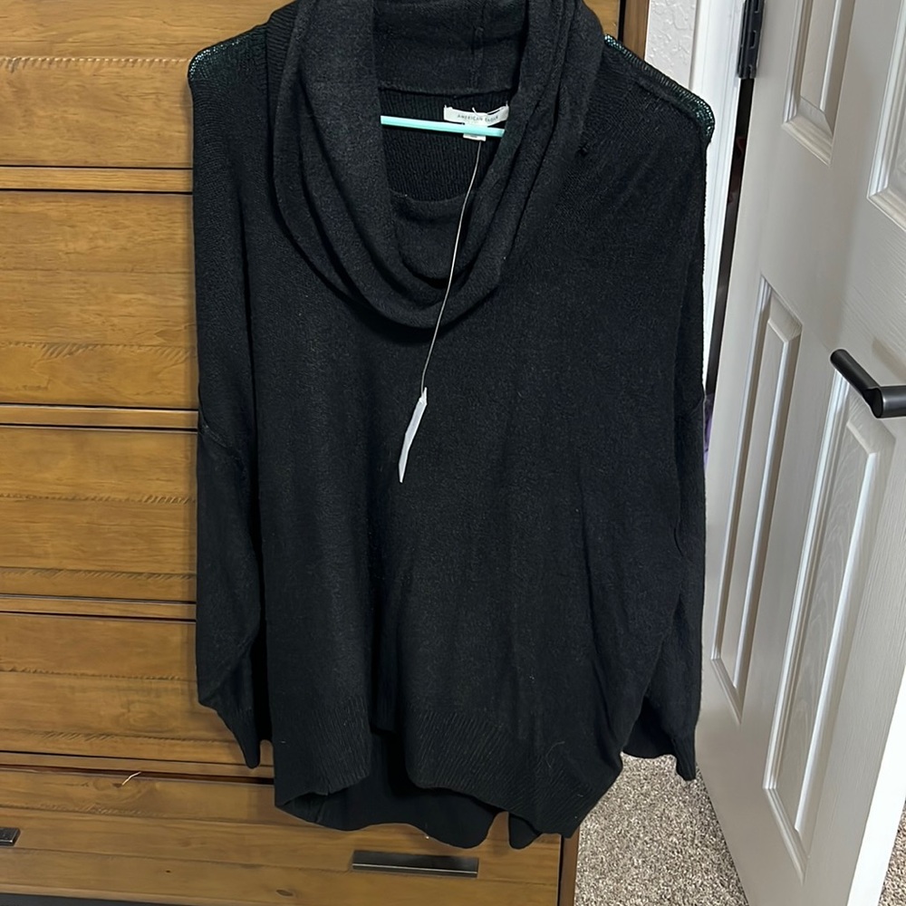 Oversized cowl neck sweater